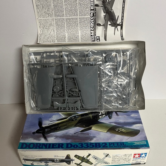 Tamiya Dornier Pfeil Heavily Armed Version Model Kit Do335 B-2 1/48 Scale - Picture 1 of 10